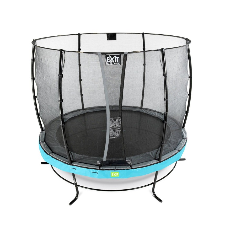 Trampolines EXIT Toys Ronde Trampolines | Exit Elegant Trampoline O305Cm Met Economy Veiligheidsnet - Blauw