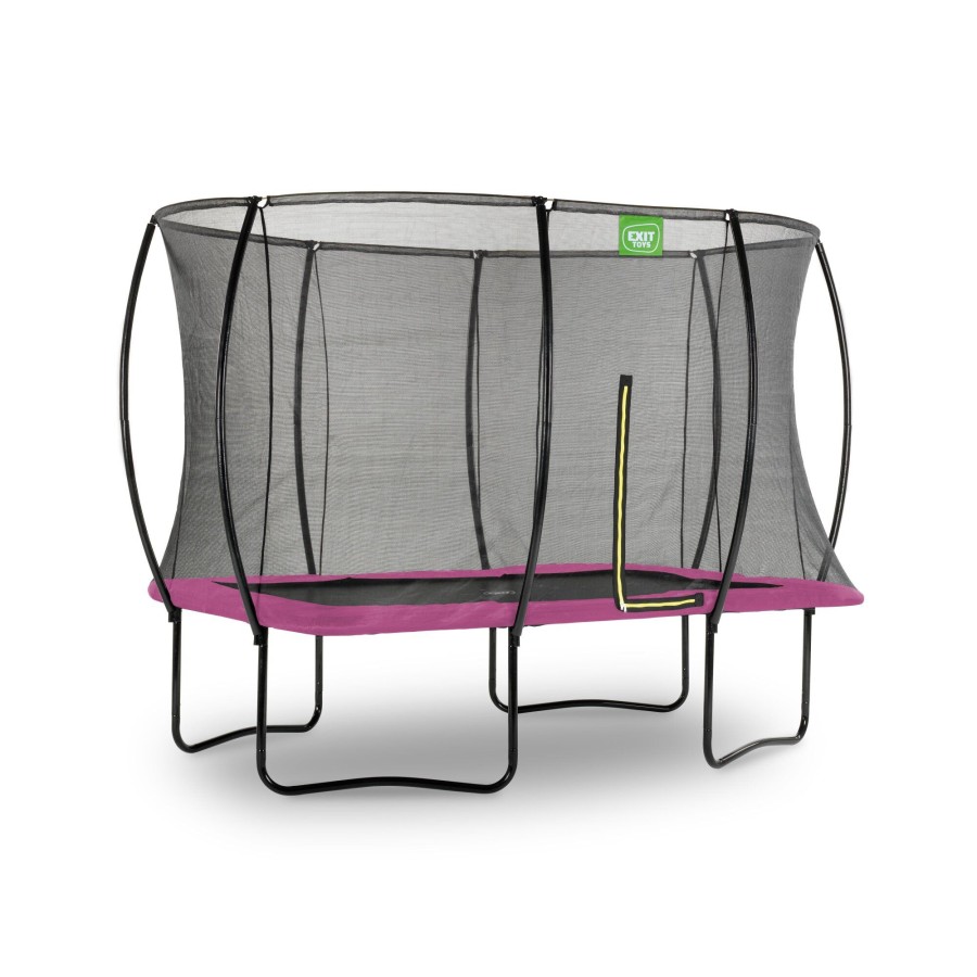 Trampolines EXIT Toys Rechthoekige Trampolines | Exit Silhouette Trampoline 214X305Cm - Roze