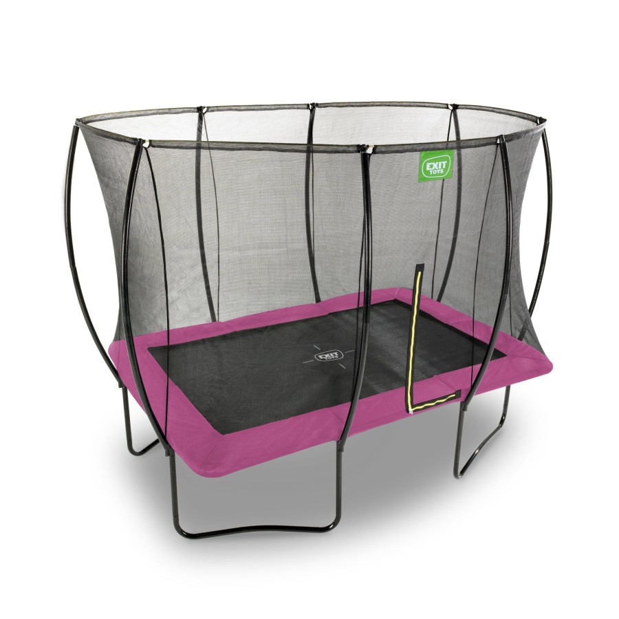 Trampolines EXIT Toys Rechthoekige Trampolines | Exit Silhouette Trampoline 214X305Cm - Roze