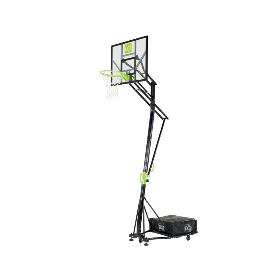 Sport EXIT Toys Basketbalpalen En -Borden | Exit Galaxy Verplaatsbaar Basketbalbord Op Wielen - Groen/Zwart