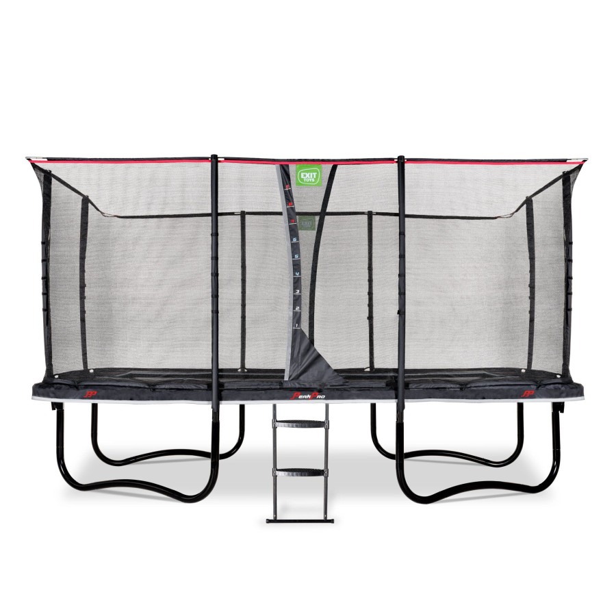 Trampolines EXIT Toys Rechthoekige Trampolines | Exit Peakpro Trampoline 275X458Cm - Zwart