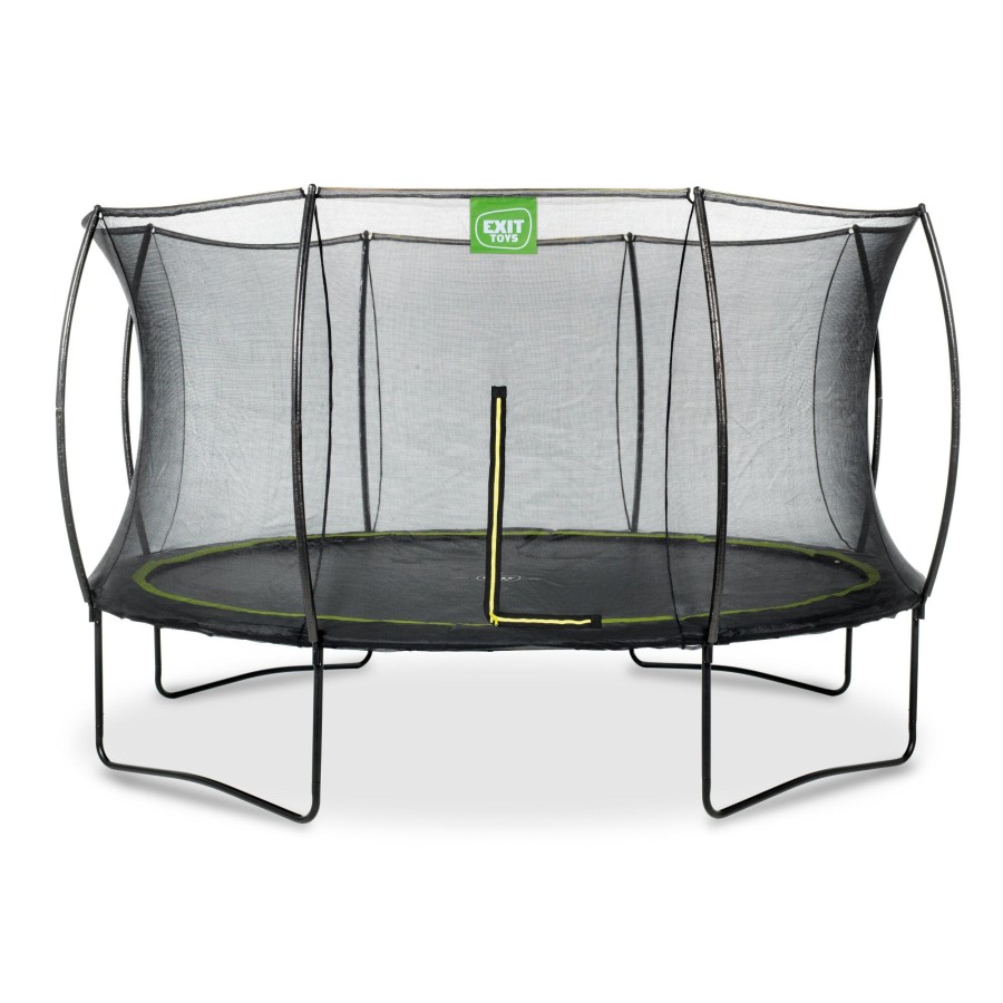 Trampolines EXIT Toys Ronde Trampolines | Exit Silhouette Trampoline O366Cm - Zwart