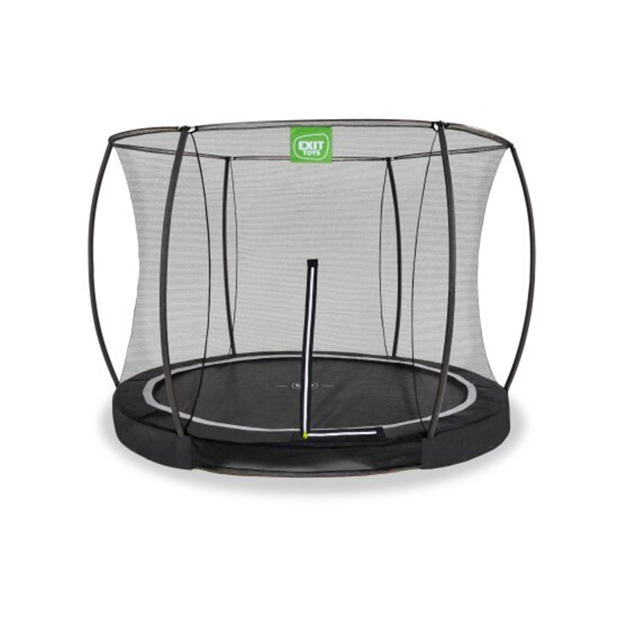 Trampolines EXIT Toys Ronde Trampolines | Exit Black Edition Inground Trampoline O244Cm - Zwart