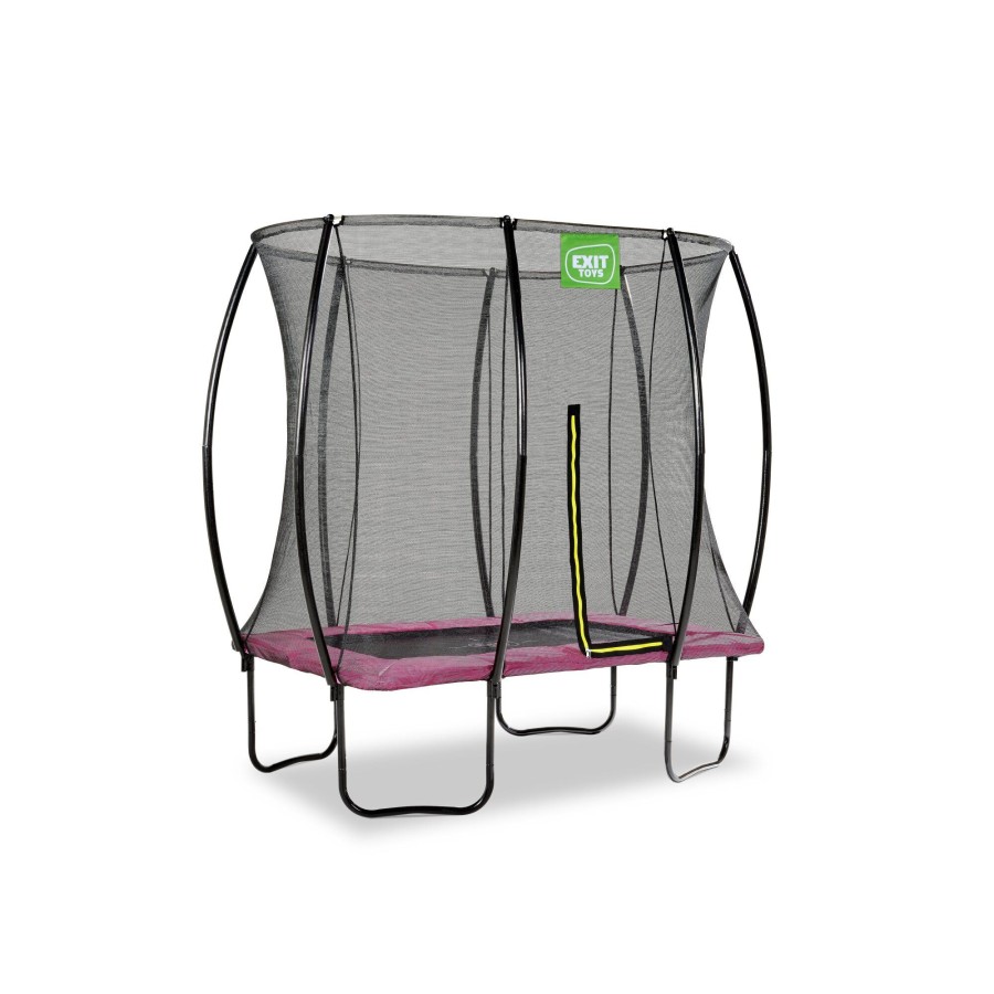 Trampolines EXIT Toys Rechthoekige Trampolines | Exit Silhouette Trampoline 153X214Cm - Roze