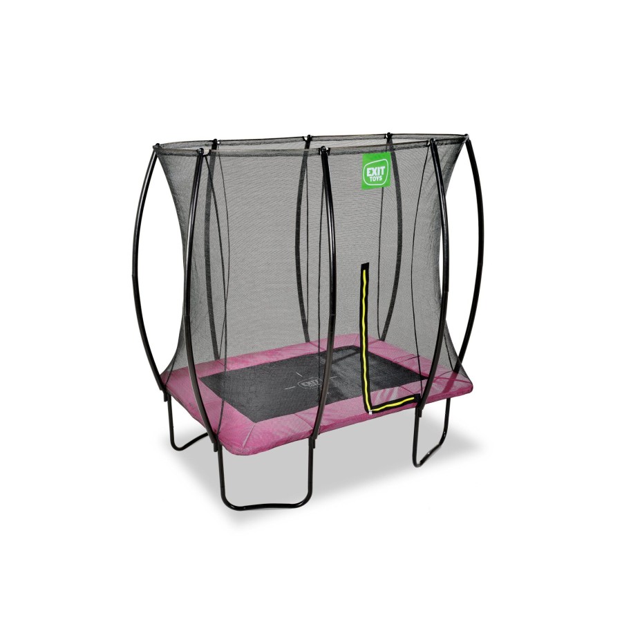 Trampolines EXIT Toys Rechthoekige Trampolines | Exit Silhouette Trampoline 153X214Cm - Roze