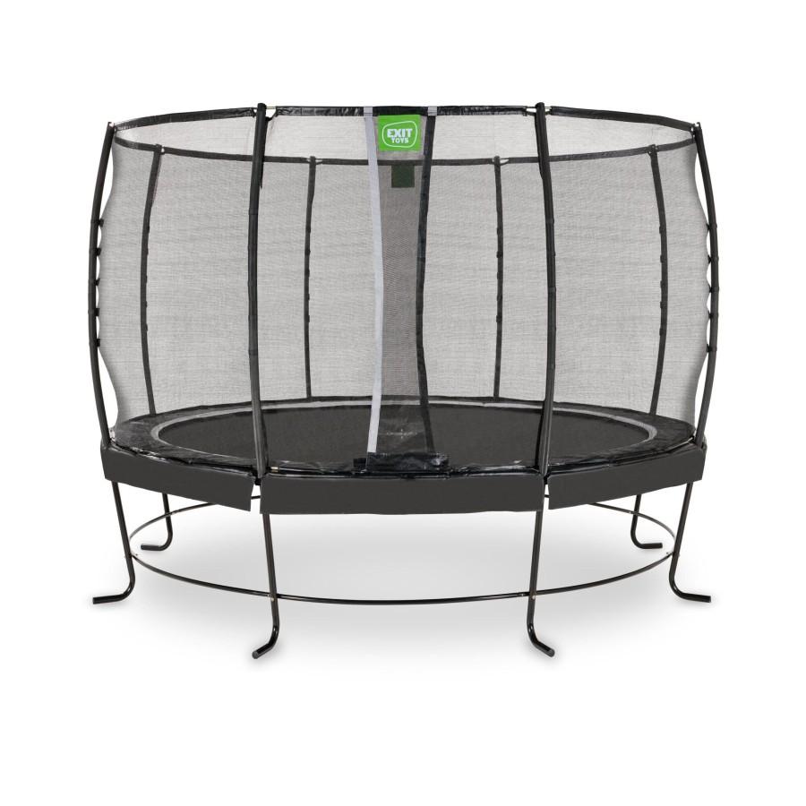 Trampolines EXIT Toys Ronde Trampolines | Exit Lotus Premium Trampoline O366Cm - Zwart