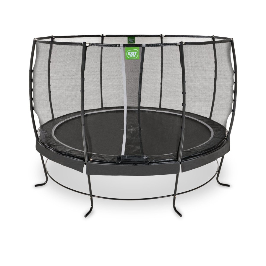 Trampolines EXIT Toys Ronde Trampolines | Exit Lotus Premium Trampoline O366Cm - Zwart