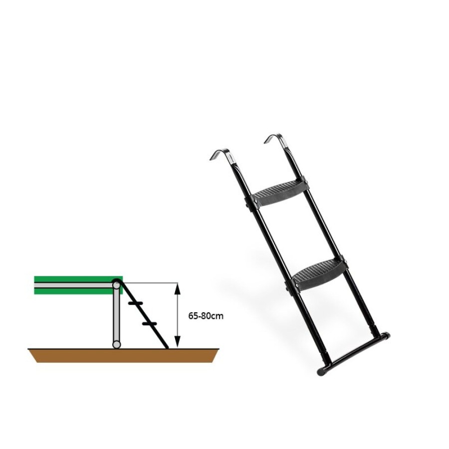 Trampolines EXIT Toys Trampoline Accessoires | Exit Trampoline Ladder Voor Framehoogte Van 65-80Cm