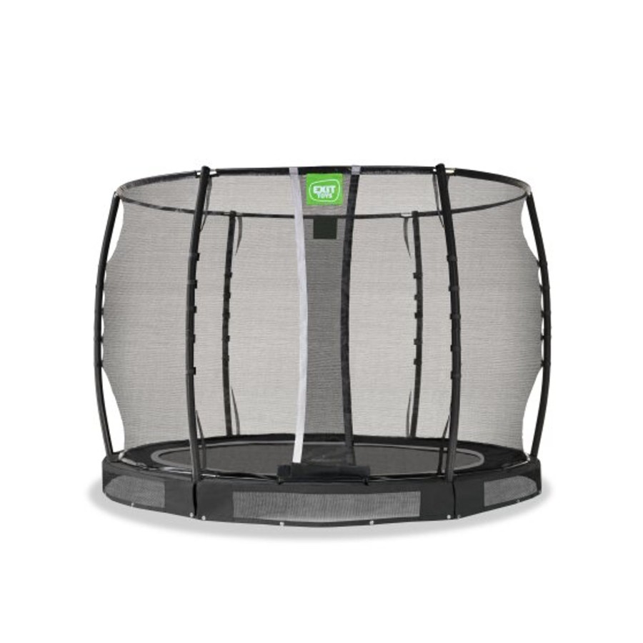 Trampolines EXIT Toys Ronde Trampolines | Exit Allure Premium Inground Trampoline O305Cm - Zwart