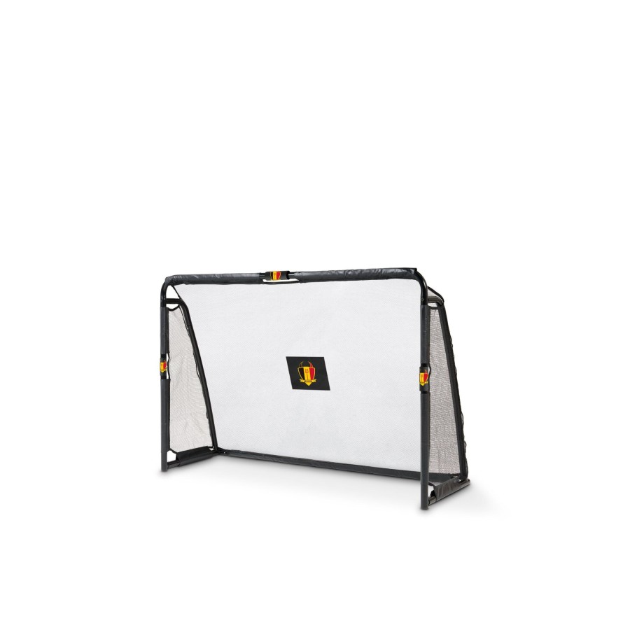 Sport EXIT Toys Voetbaldoelen | Exit Maestro Stalen Voetbaldoel Belgie 180X120Cm - Zwart