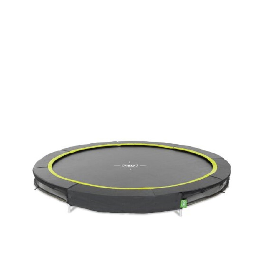 Trampolines EXIT Toys Ronde Trampolines | Exit Silhouette Inground Sports Trampoline O305Cm - Zwart