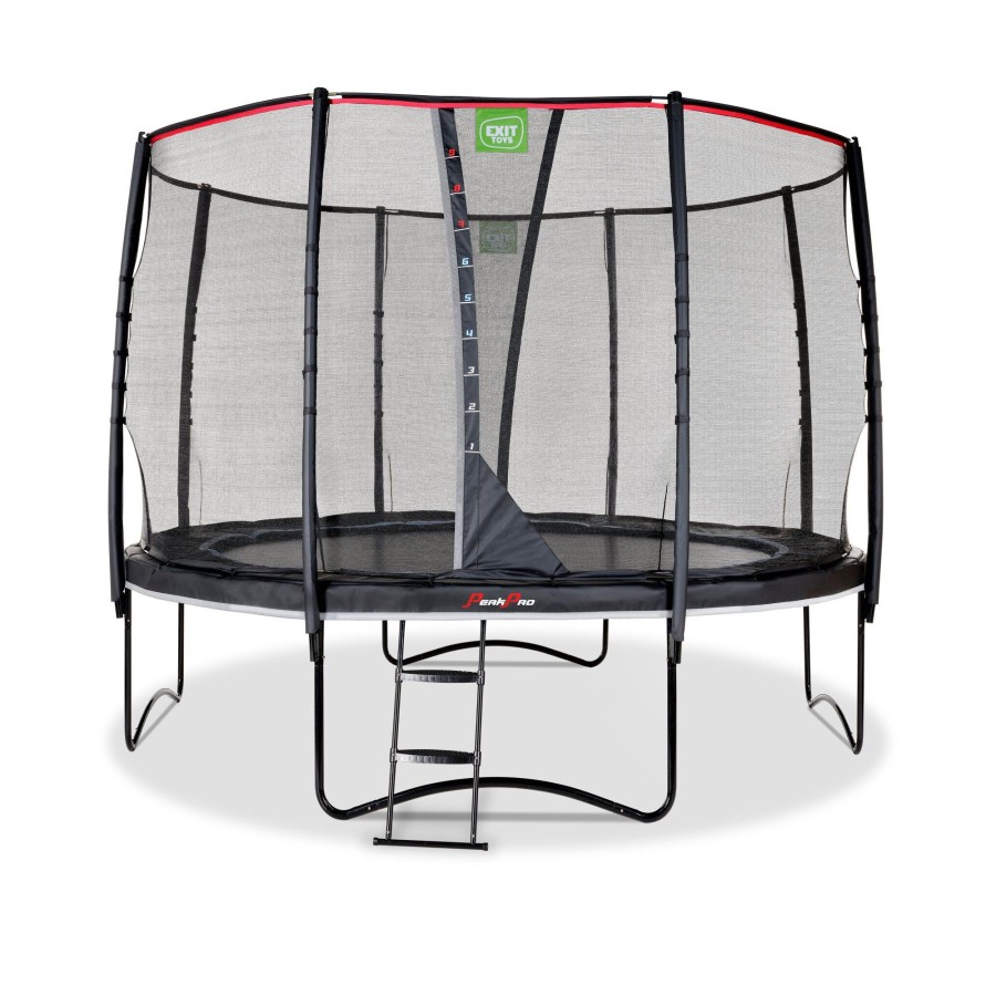 Trampolines EXIT Toys Ronde Trampolines | Exit Peakpro Trampoline O305Cm - Zwart