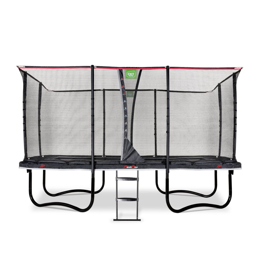 Trampolines EXIT Toys Rechthoekige Trampolines | Exit Peakpro Trampoline 244X427Cm - Zwart