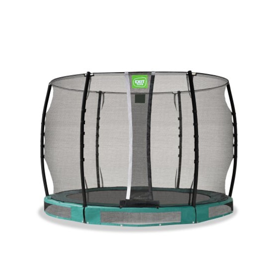 Trampolines EXIT Toys Ronde Trampolines | Exit Allure Classic Inground Trampoline O305Cm - Groen