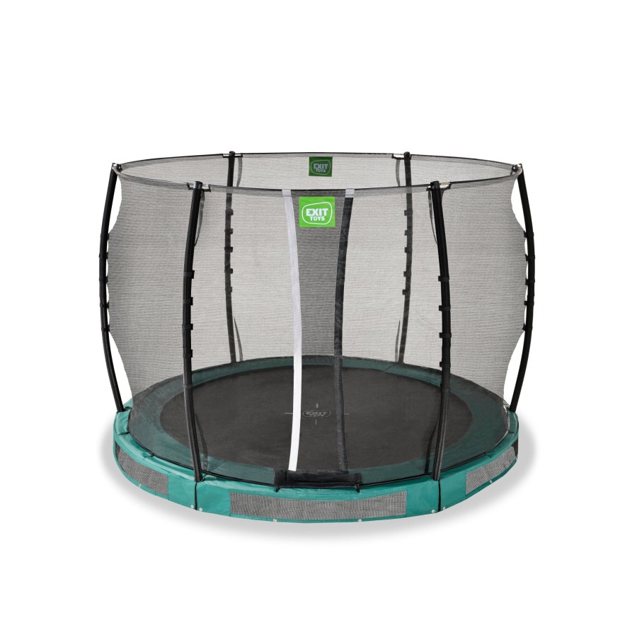 Trampolines EXIT Toys Ronde Trampolines | Exit Allure Classic Inground Trampoline O305Cm - Groen