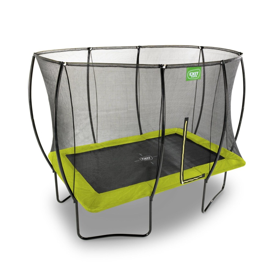 Trampolines EXIT Toys Rechthoekige Trampolines | Exit Silhouette Trampoline 244X366Cm - Groen