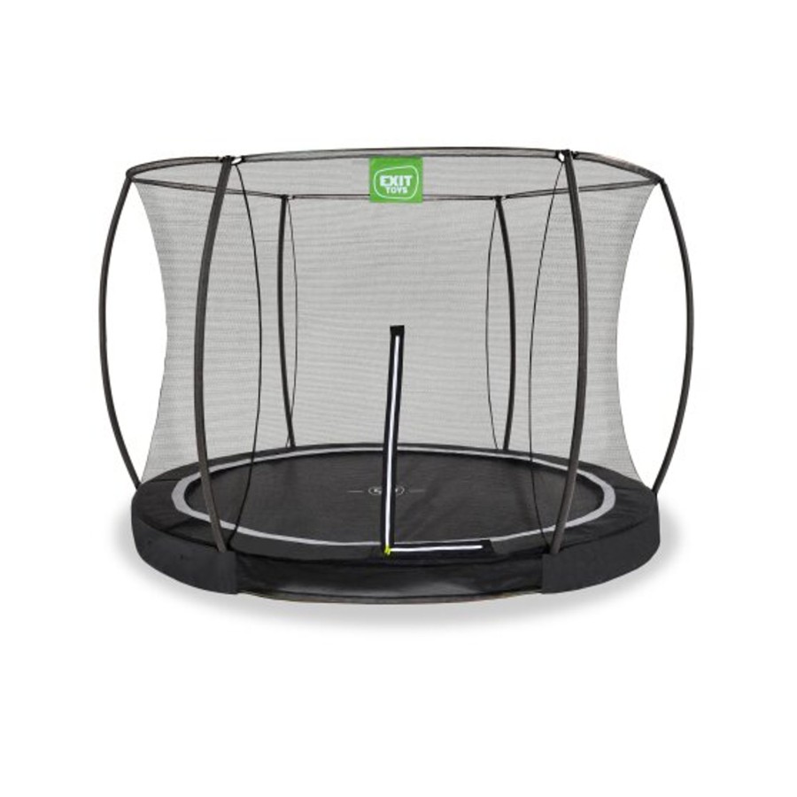 Trampolines EXIT Toys Ronde Trampolines | Exit Black Edition Inground Trampoline O305Cm - Zwart