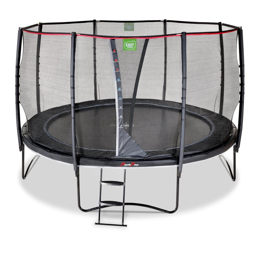 Trampolines EXIT Toys Ronde Trampolines | Exit Peakpro Trampoline O427Cm - Zwart