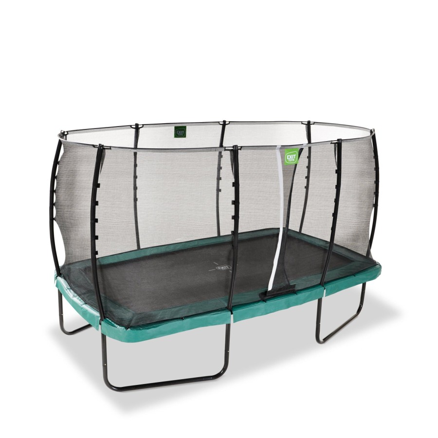 Trampolines EXIT Toys Rechthoekige Trampolines | Exit Allure Classic Trampoline 244X427Cm - Groen