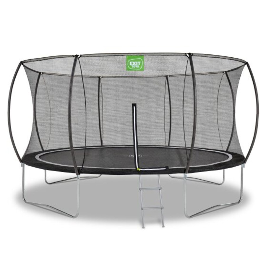 Trampolines EXIT Toys Ronde Trampolines | Exit Black Edition Trampoline O427Cm - Zwart