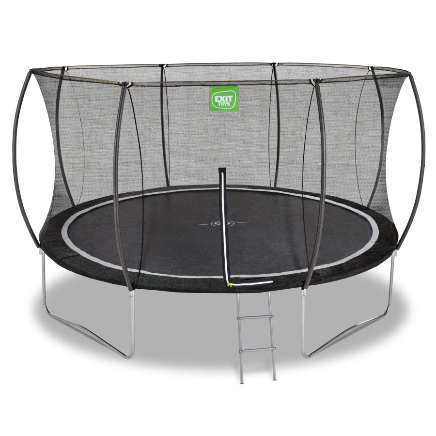 Trampolines EXIT Toys Ronde Trampolines | Exit Black Edition Trampoline O427Cm - Zwart