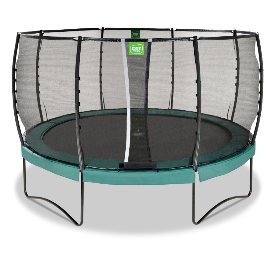 Trampolines EXIT Toys Ronde Trampolines | Exit Allure Premium Trampoline O427Cm - Groen