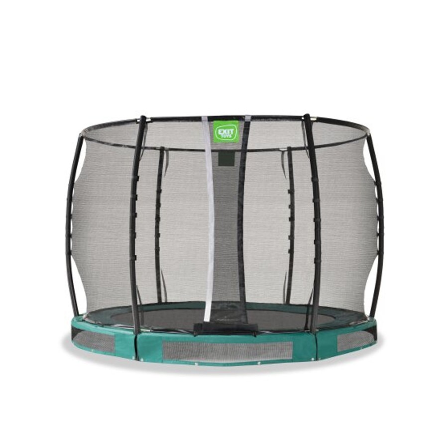 Trampolines EXIT Toys Ronde Trampolines | Exit Allure Premium Inground Trampoline O305Cm - Groen