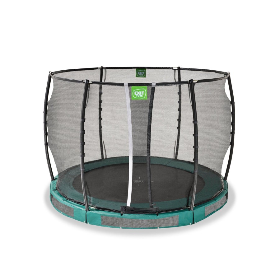 Trampolines EXIT Toys Ronde Trampolines | Exit Allure Premium Inground Trampoline O305Cm - Groen