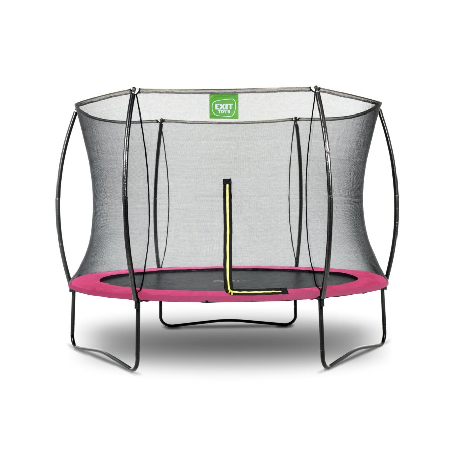 Trampolines EXIT Toys Ronde Trampolines | Exit Silhouette Trampoline O244Cm - Roze