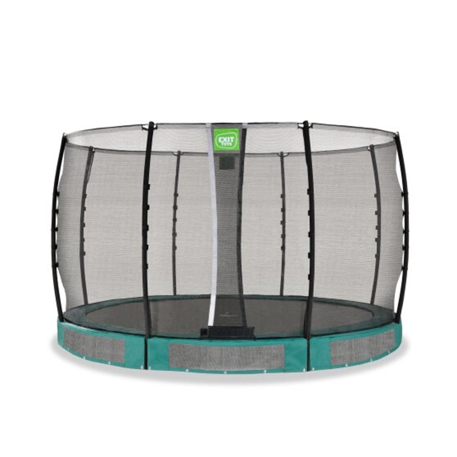 Trampolines EXIT Toys Ronde Trampolines | Exit Allure Classic Inground Trampoline O366Cm - Groen