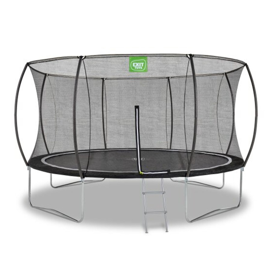 Trampolines EXIT Toys Ronde Trampolines | Exit Black Edition Trampoline O366Cm - Zwart