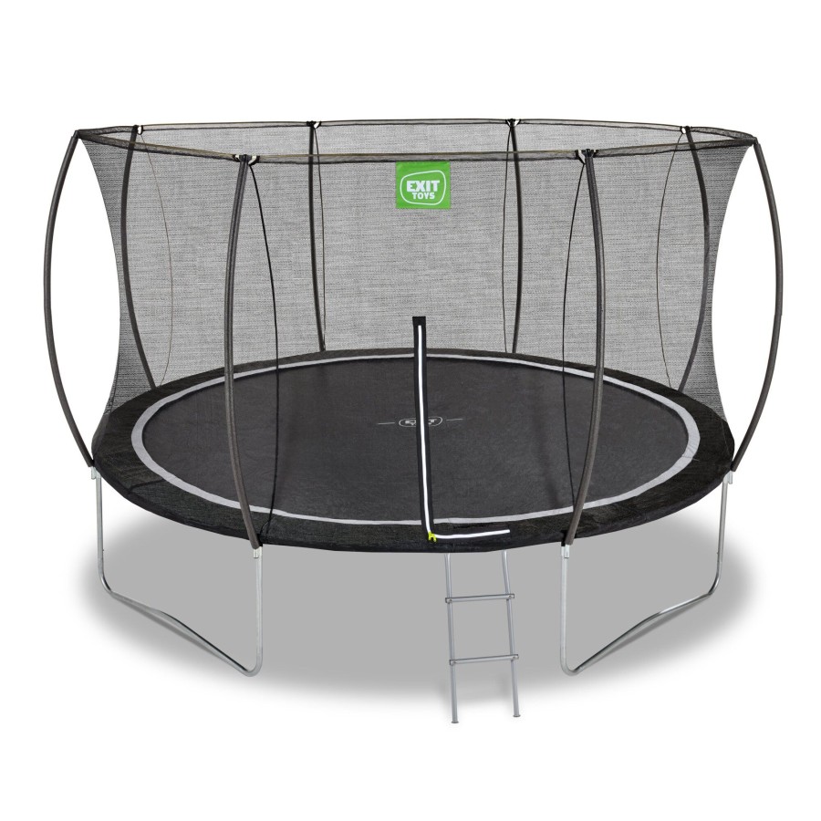 Trampolines EXIT Toys Ronde Trampolines | Exit Black Edition Trampoline O366Cm - Zwart