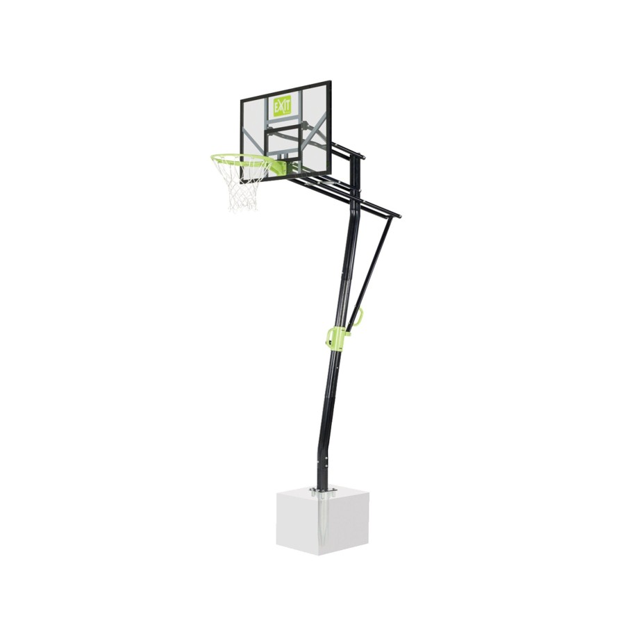 Sport EXIT Toys Basketbalpalen En -Borden | Exit Galaxy Basketbalbord Voor Grondmontage - Groen/Zwart