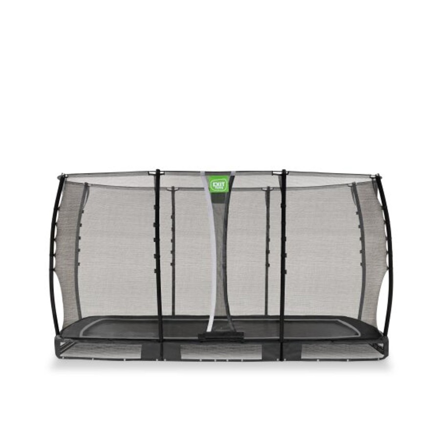 Trampolines EXIT Toys Rechthoekige Trampolines | Exit Allure Classic Inground Trampoline 214X366Cm - Zwart