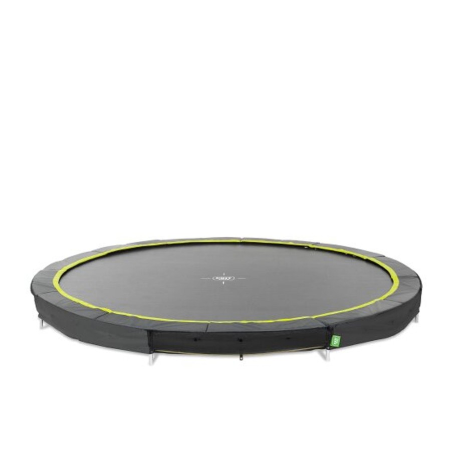 Trampolines EXIT Toys Ronde Trampolines | Exit Silhouette Inground Sports Trampoline O427Cm - Zwart