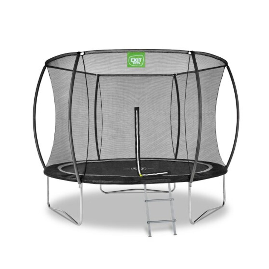 Trampolines EXIT Toys Ronde Trampolines | Exit Black Edition Trampoline O244Cm - Zwart