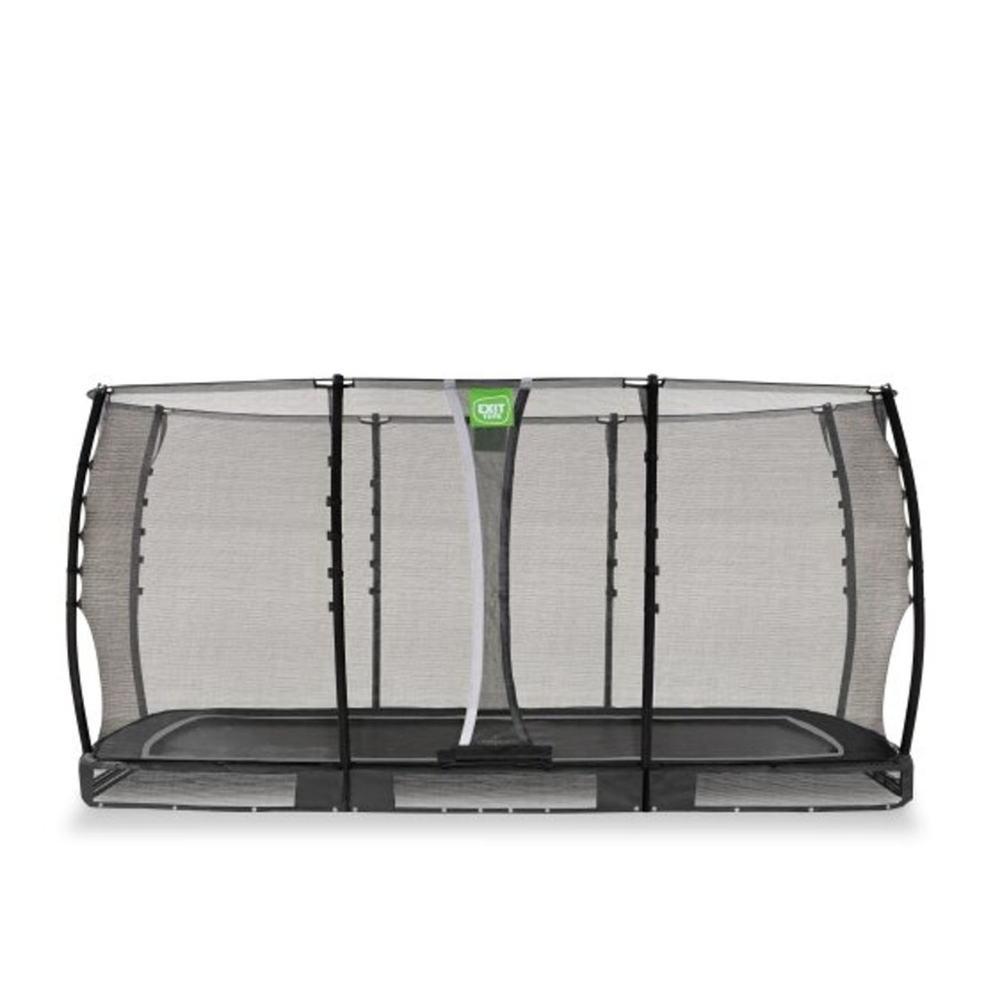 Trampolines EXIT Toys Rechthoekige Trampolines | Exit Allure Classic Inground Trampoline 244X427Cm - Zwart