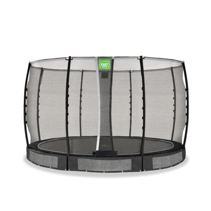 Trampolines EXIT Toys Ronde Trampolines | Exit Allure Classic Inground Trampoline O366Cm - Zwart