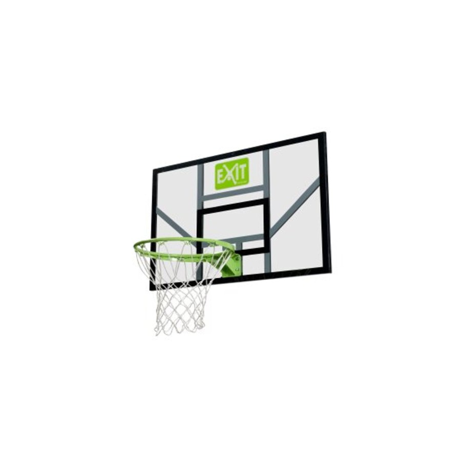 Sport EXIT Toys Basketbalpalen En -Borden | Exit Galaxy Basketbalbord Met Ring En Net - Groen/Zwart