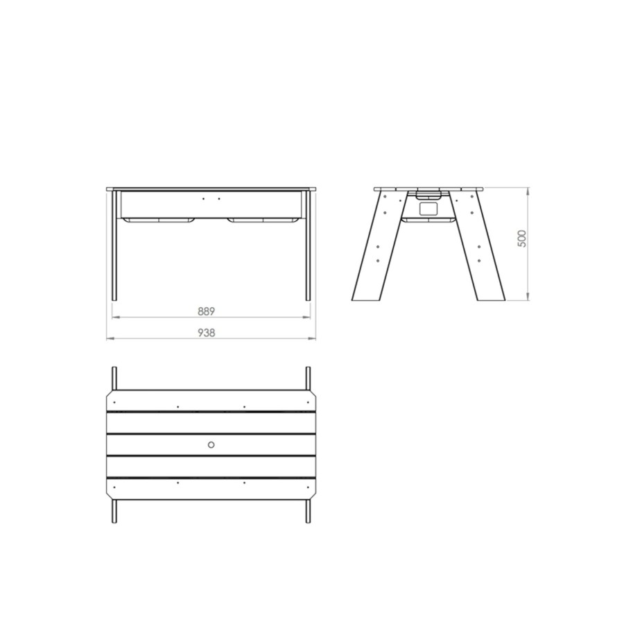 Zand- & Waterspeelgoed EXIT Toys | Exit Aksent Zand- En Watertafel