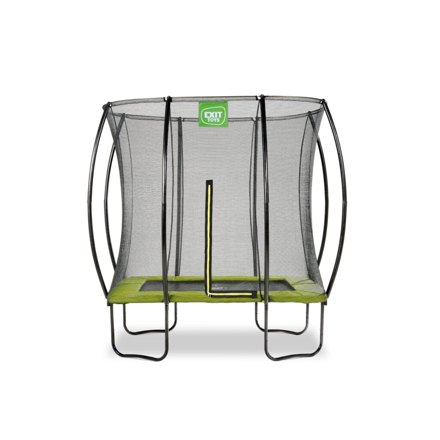 Trampolines EXIT Toys Rechthoekige Trampolines | Exit Silhouette Trampoline 153X214Cm - Groen