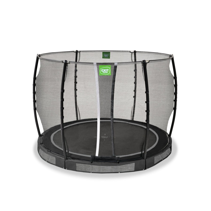 Trampolines EXIT Toys Ronde Trampolines | Exit Allure Classic Inground Trampoline O305Cm - Zwart