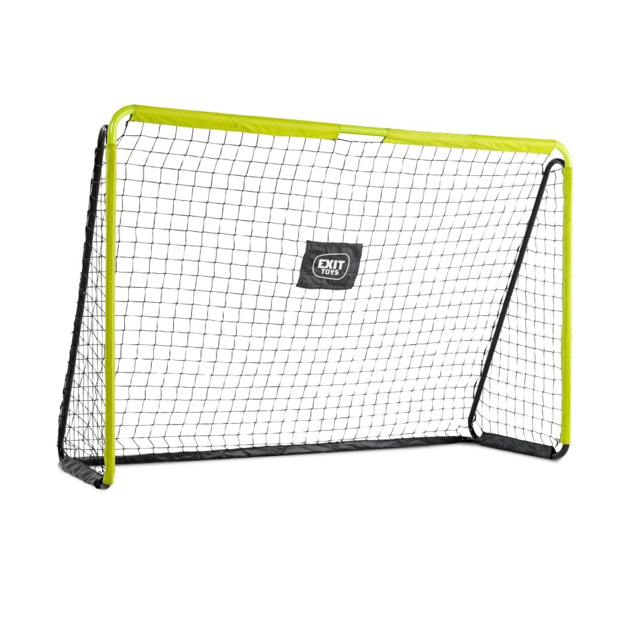 Sport EXIT Toys Voetbaldoelen | Exit Tempo Stalen Voetbaldoel 240X160Cm - Groen/Zwart